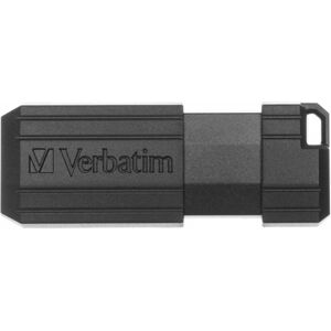 VERBATIM Flash Disk 64GB USB 2.0 Store 'n' Go PinStripe, černý