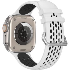 CubeNest sportovní řemínek pro Apple Watch (42-49mm) bílý/černý