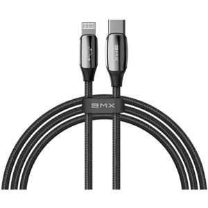 Baseus BMX Sequins kabel Mfi USB C Lightning PD 18W 1,2m černý