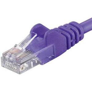 PremiumCord Patch kabel UTP RJ45-RJ45 level 5e 0,25m fialový