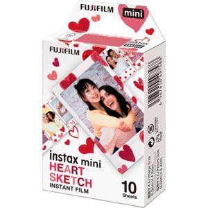 Fujifilm Instax mini film Heart Sketch (10 ks)