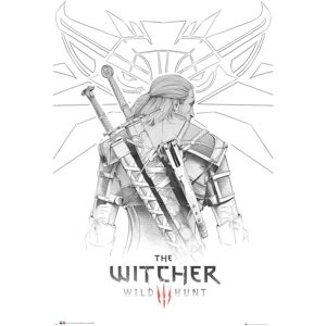 Plakát The Witcher - Geralt Sketch (86)