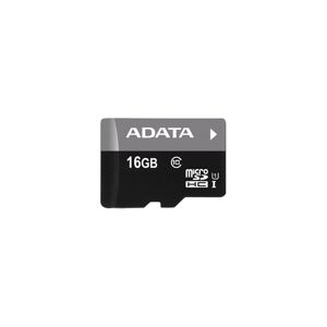 ADATA MicroSDHC paměťová karta 16GB s adaptérem
