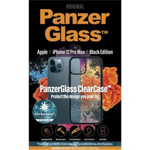 PanzerGlass ClearCase AntiBacterial Black Edition Apple iPhone 12 Pro Max černý
