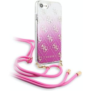 Guess 4G Electroplated kryt iPhone SE (2020)/8/7 růžový