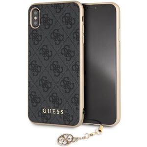 Guess Charms Hard case GUHCI65GF4GGR iPhone XS Max šedé