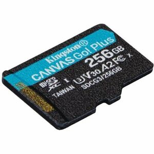 Kingston microSDXC Canvas Go! Plus 256GB 170MB/s UHS-I U3 + SD adaptér