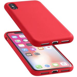 CellularLine SENSATION ochranný silikonový kryt iPhone X/XS červený