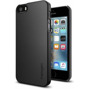 Spigen Thin Fit kryt Apple iPhone SE/5S černý