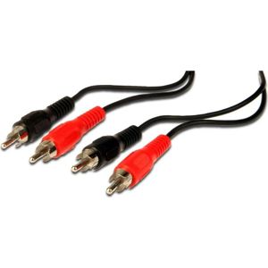 PremiumCord Kabel 2x Cinch-2x Cinch M/M 3m