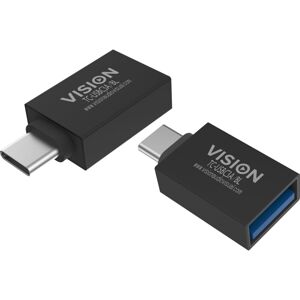 Vision USB-C na USB 3.0A adaptér TC-USBC3A/BL černý