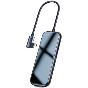 Baseus multifunkční USB-C HUB tmavě šedý