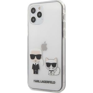 Karl Lagerfeld PC/TPU Karl &Choupette kryt iPhone 12 Pro Max 6.7" čirý