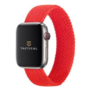 Tactical pletený převlékací řemínek Apple Watch 42/44/45mm červený XL
