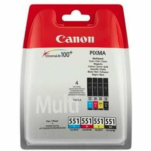 Canon Cartridge CLI-551 C/M/Y/BK Multi Pack w/o Sec