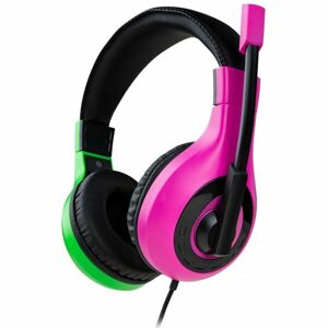 Headset Bigben Wired Stereo Pink + Green (Switch)