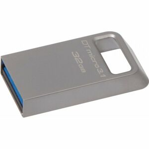 Kingston 32GB DTMicro USB 3.1/3.0 Type-A metal ultra-compact drive