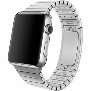 Apple Watch řemínek článkový tah 42/44mm stříbrný