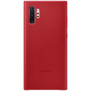 Samsung kožený zadní kryt Galaxy Note10+ (EF-VN975LREGWW) červený (eko-balení)