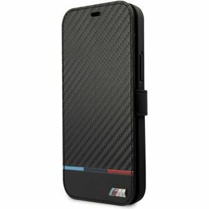 BMW M Book Carbon Stripe Kryt iPhone 13 mini černý