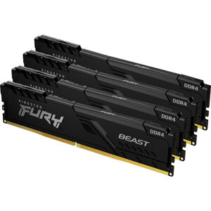 Kingston FURY Beast 64GB 3200MHz DDR4 CL16 DIMM (4x16GB) Black