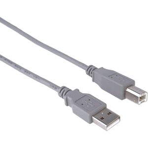 PremiumCord USB-A kabel na USB-B 0,5 m bílý