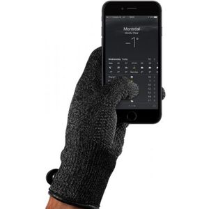 MUJJO dvouvrstvé dotykové rukavice pro SmartPhone (M) černé