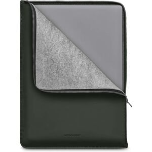 Woolnut Coated PU Folio pouzdro pro 16" MacBook Pro tmavě zelené