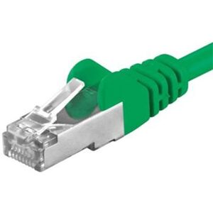 Premiumcord Patch kabel CAT 6a S-FTP RJ45-RJ45 AWG 26/7 1,5m zelený