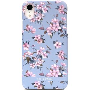 SoSeven Tokyo Cherry Blossom Flowers kryt iPhone XR modrý