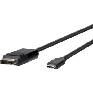 Belkin USB-C/DisplaPort kabel, 1,8m, černý