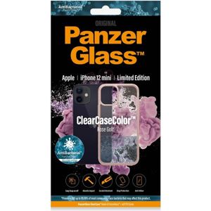 PanzerGlass ClearCase Antibacterial Apple iPhone 12 mini růžově zlatý