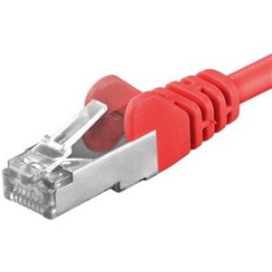 Premiumcord Patch kabel CAT 6a S-FTP RJ45-RJ45 AWG 26/7 10m červený