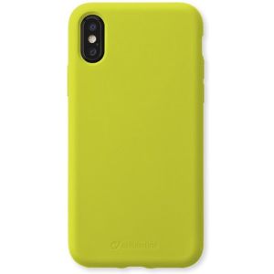 CellularLine SENSATION ochranný silikonový kryt Apple iPhone XS Max limetkový neon