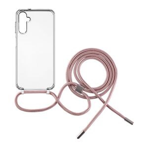 FIXED Pure Neck kryt s růžovou šňůrkou na krk pro Samsung Galaxy A14/A14 5G