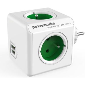 PowerCube Original USB zásuvka zelená