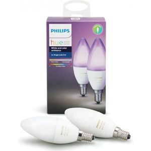 Philips Hue žárovky E14 6W White and Color Ambiance set 2ks