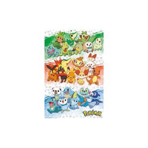 Plakát Pokemon - First Partners (90)
