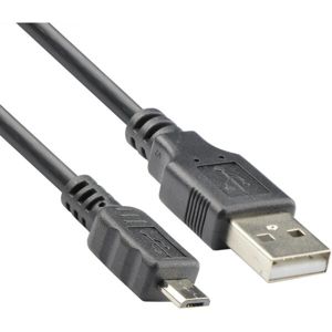 PremiumCord kabel USB 2.0 A-Micro USB B 1,5m černý