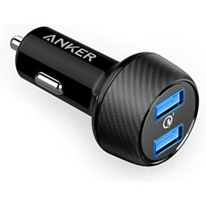 Anker PowerDrive Speed auto adaptér černý