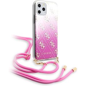 Guess 4G Gradient kryt iPhone 11 Pro Max růžový