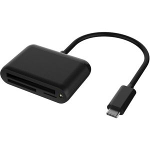 PremiumCord Adaptér USB3.1 Typ-C - Čtečka karet CFAST2.0+SD3.0+Micro SD 3.0 černý
