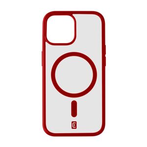 Cellularline POP MAG zadní kryt s MagSafe Apple iPhone 15 čirý/červený