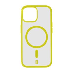 Cellularline POP MAG zadní kryt s MagSafe Apple iPhone 15 čirý/limetkový