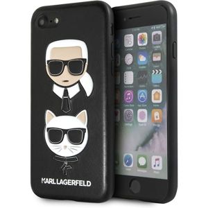Karl Lagerfeld Karl and Choupette pouzdro iPhone 7/8/SE(2020) černé