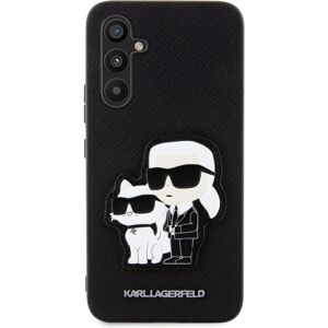 Karl Lagerfeld PU Saffiano Karl and Choupette NFT kryt pro Samsung Galaxy A34 5G černý
