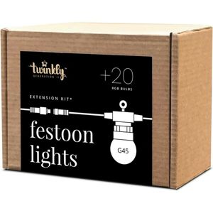 Twinkly Festoon Multi-Color 20 ks chytré žárovky G45 10m rozšíření