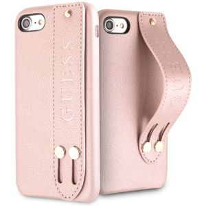Guess Saffiano Strap GUHCI8SBSRO pouzdro iPhone 7/8 růžové