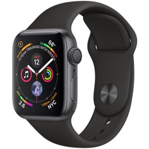 Apple Watch Series 4 40mm vesmírně šedý hliník s černým sportovním řemínkem