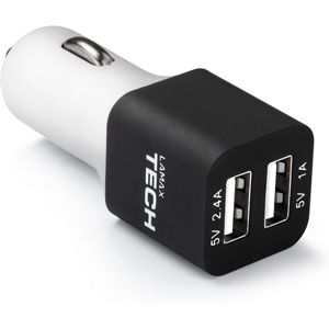 LAMAX USB autonabíječka 3.4A černá/bílá